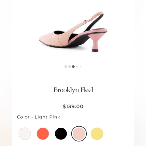 Seychelles Brooklyn Heel Sexy sling back heel in light pink